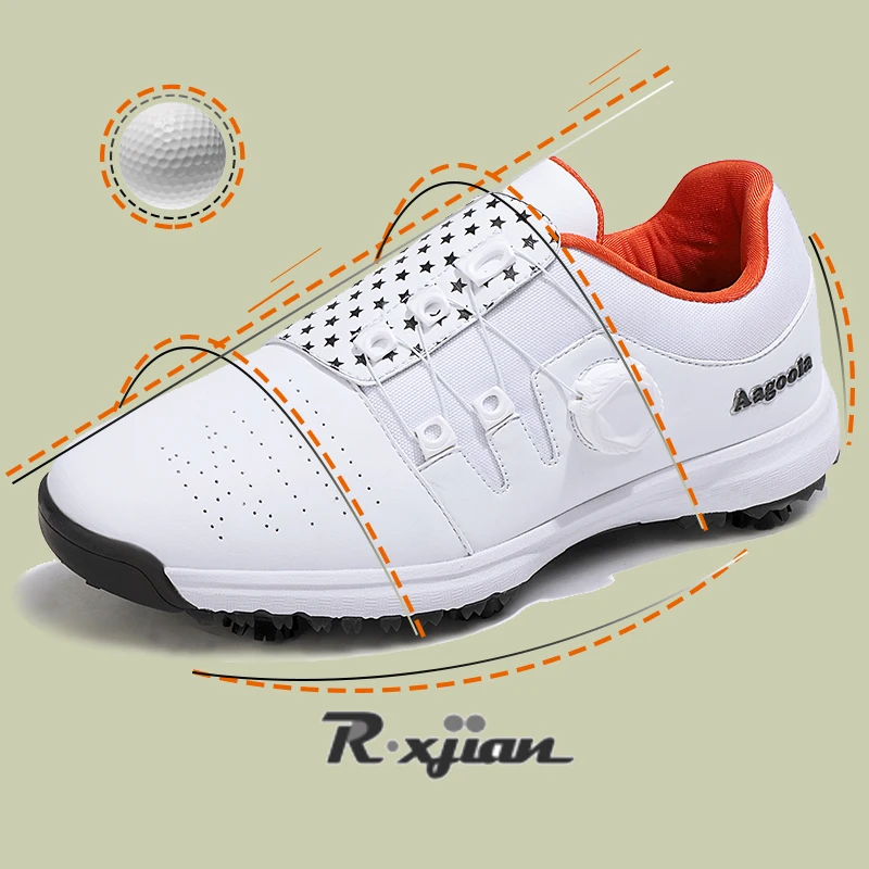 R.xjian new golf shoes men's waterproof sports shoes professional female knob breathable non-slip outdoor sports shoes
R.xjian new golf shoes men's waterproof sports shoes professional female knob breathable non-slip outdoor sports shoes