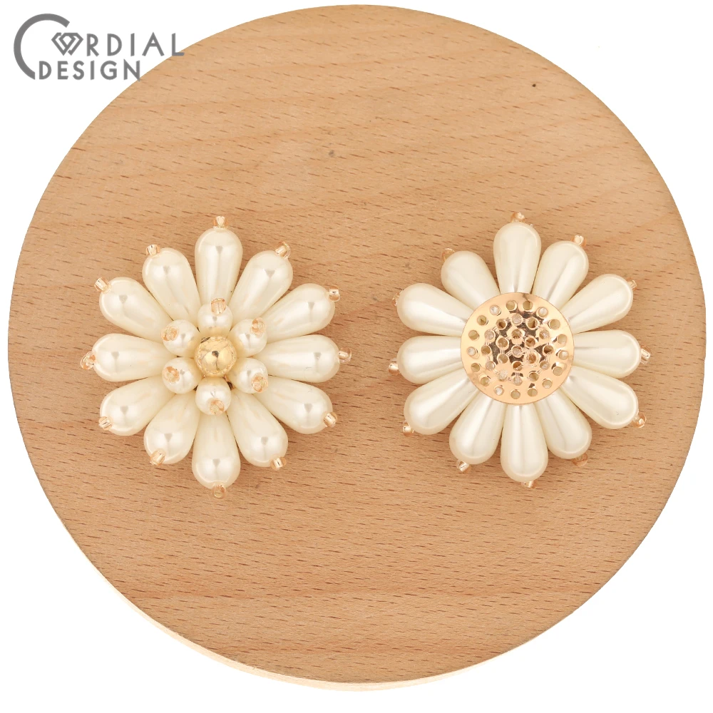 Cordial Design 20Pcs 39*39MM Jewelry Accessories/Earring Findings/Flower Shape/Hand Made/Imitation Pearl/DIY Making/Charms
Cordial Design 20Pcs 39*39MM Jewelry Accessories/Earring Findings/Flower Shape/Hand Made/Imitation Pearl/DIY Making/Charms