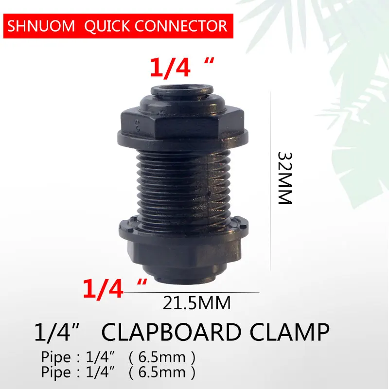 1/4"-1/4" tube black Plate-Piercing Direct Water Purifier Connector Fittings Clapboard Misting Nozzles System Rainforest spray
1/4"-1/4" tube black Plate-Piercing Direct Water Purifier Connector Fittings Clapboard Misting Nozzles System Rainforest spray