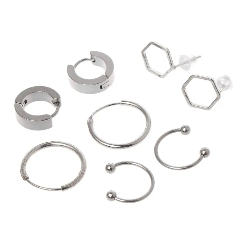 9 Pairs/Set Chain Earrings Stainless Steel Pendant Dangle Decoration Charms Unisex Women Men Personality Jewelry Chains E56A
9 Pairs/Set Chain Earrings Stainless Steel Pendant Dangle Decoration Charms Unisex Women Men Personality Jewelry Chains E56A