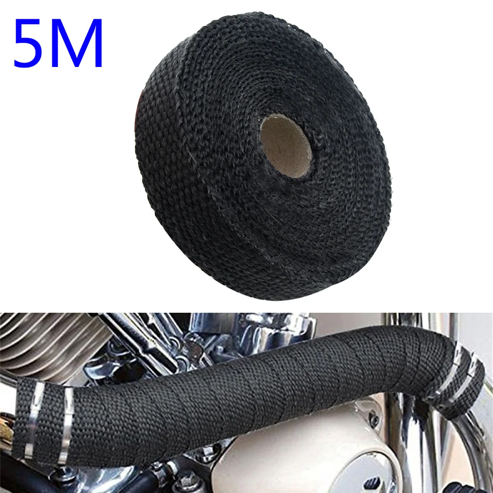 2.5cm*5M Car Motorcycle Exhaust Manifolds Glass Fiber Thermal Heat Wrap Insulation Tape Roll Resistant
2.5cm*5M Car Motorcycle Exhaust Manifolds Glass Fiber Thermal Heat Wrap Insulation Tape Roll Resistant