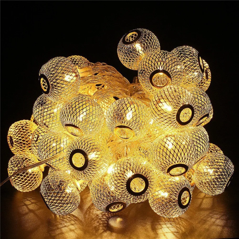 Solar LED Wire Ball Lights Wrought Iron Ball Lanterns Christmas Decoration Holiday Lights String Lights
Solar LED Wire Ball Lights Wrought Iron Ball Lanterns Christmas Decoration Holiday Lights String Lights