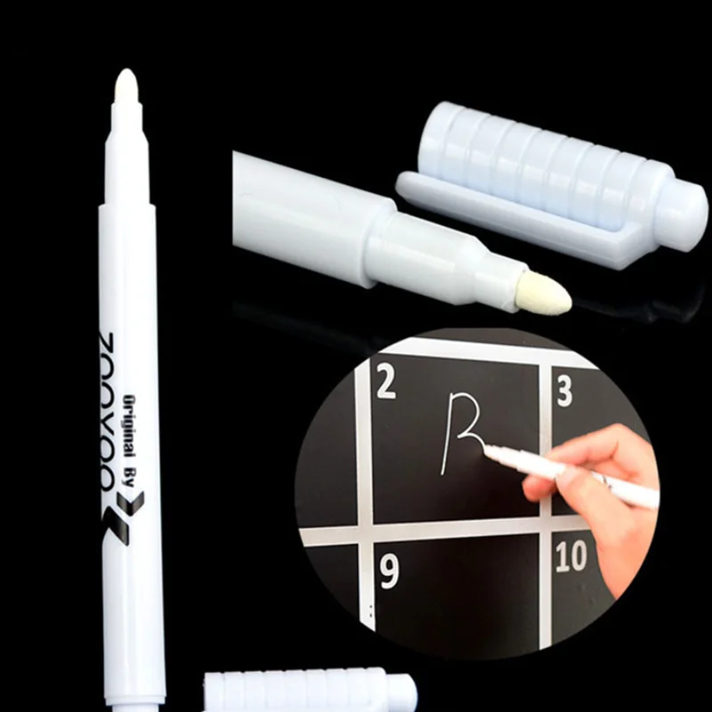 1 white liquid chalk mark glass window blackboard sticker liquid ink pen for blackboard window white pen
1 white liquid chalk mark glass window blackboard sticker liquid ink pen for blackboard window white pen