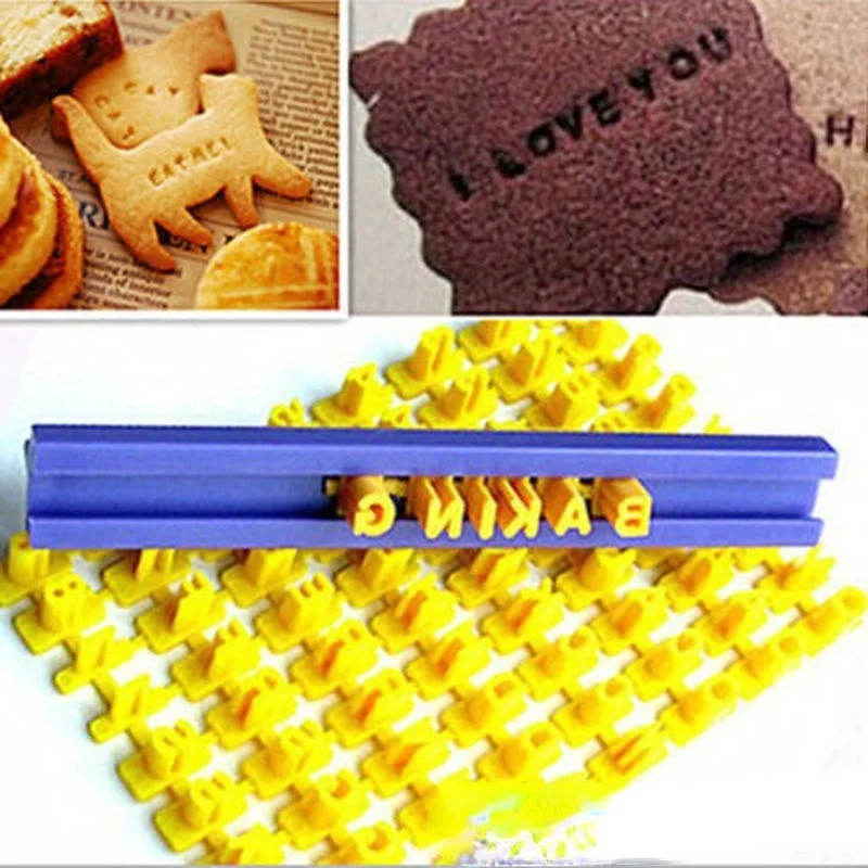 Biscuits Baking Printing Alphabet Mold Cookies Cutter Word Press Stamp Baking Mold Cake Curling Embossing Mold Cookie DIY Tools
Biscuits Baking Printing Alphabet Mold Cookies Cutter Word Press Stamp Baking Mold Cake Curling Embossing Mold Cookie DIY Tools