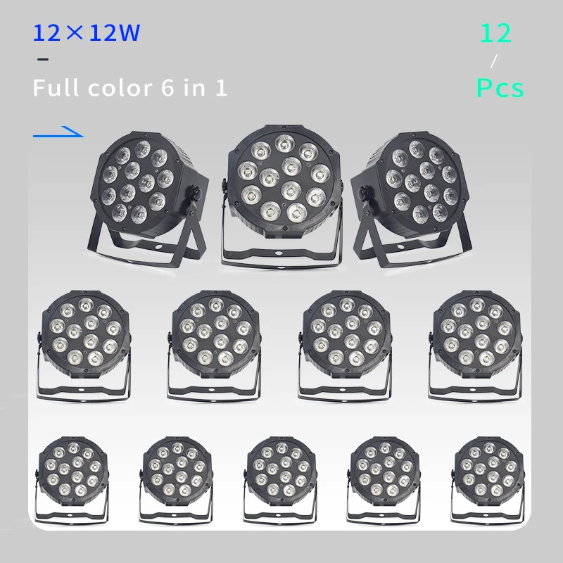 Светодиодный прожектор с дистанционным управлением 12x12w 4 en 1 RGBW dmx 512, свет для профессиональной сцены для dj 12x12W 12 piece 
Светодиодный прожектор с дистанционным управлением 12x12w 4 en 1 RGBW dmx 512, свет для профессиональной сцены для dj 12x12W 12 piece