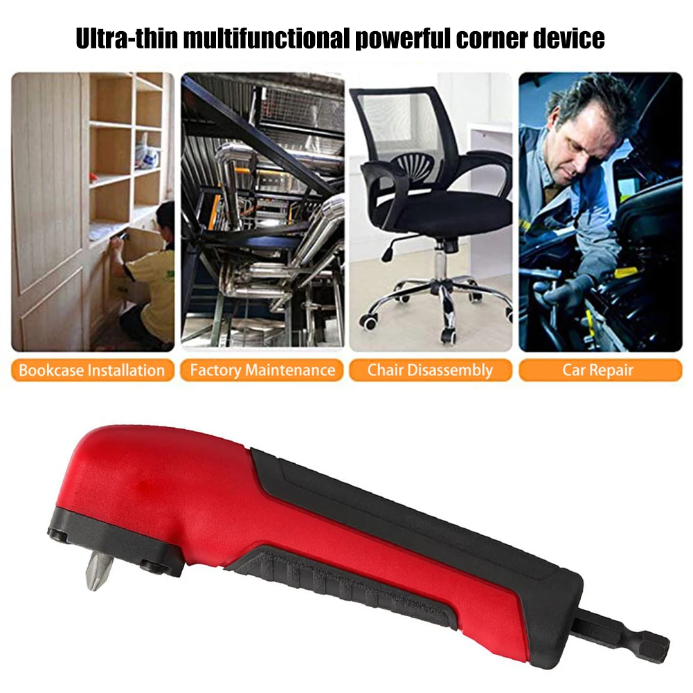1/4 inch Hex Drill Bit Screwdriver 90 Degree Extension Driver Drilling Shank Screwdriver Hex Drill Bit Socket Holder
1/4 inch Hex Drill Bit Screwdriver 90 Degree Extension Driver Drilling Shank Screwdriver Hex Drill Bit Socket Holder