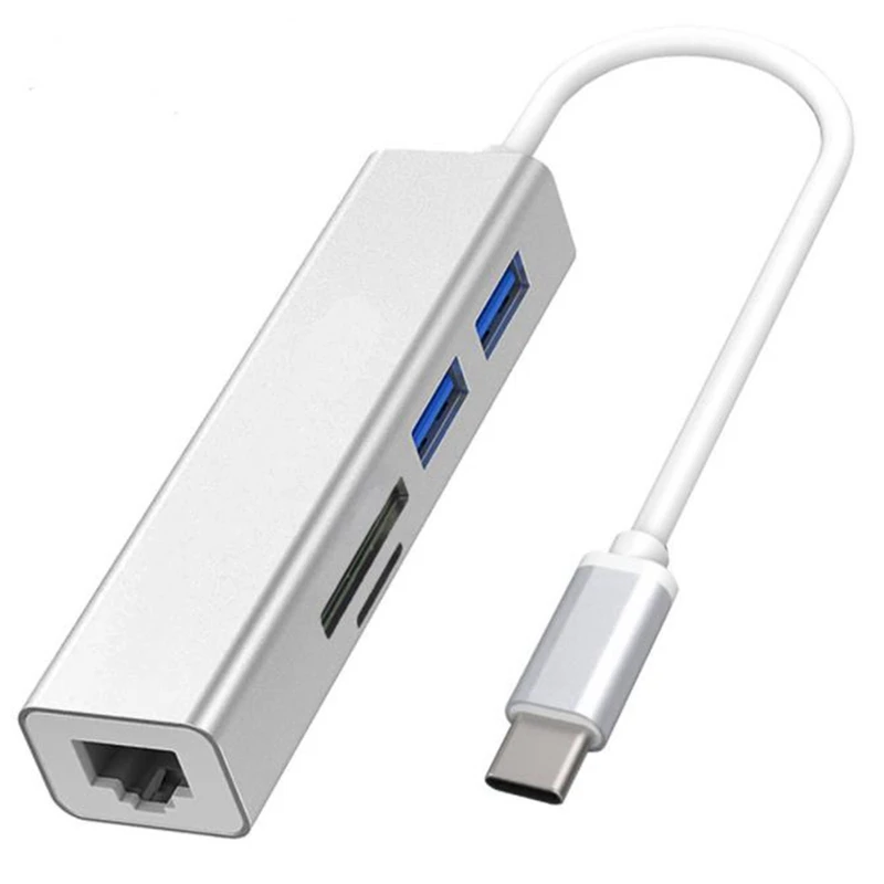Type-C To RJ45 100M Network Card+SD/TF Card Reader+USB3.0 HUB Hub Converter Docking Station
Type-C To RJ45 100M Network Card+SD/TF Card Reader+USB3.0 HUB Hub Converter Docking Station