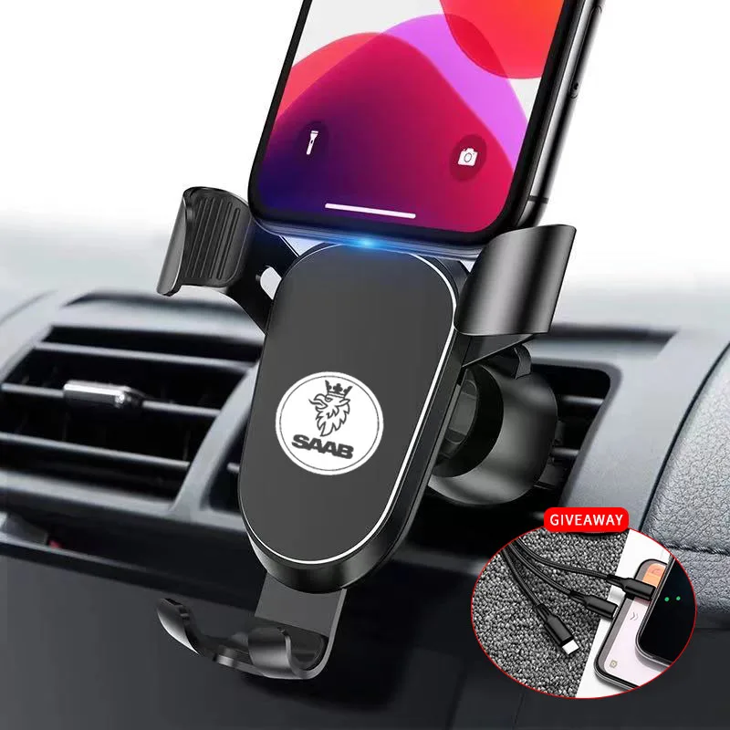 Metal Phone Holder Car Navigation Mobile Phone Holder Bracket Support For saab 9-3 9-5 93 95 900 9000 Car Logo Auto Accessories
Metal Phone Holder Car Navigation Mobile Phone Holder Bracket Support For saab 9-3 9-5 93 95 900 9000 Car Logo Auto Accessories