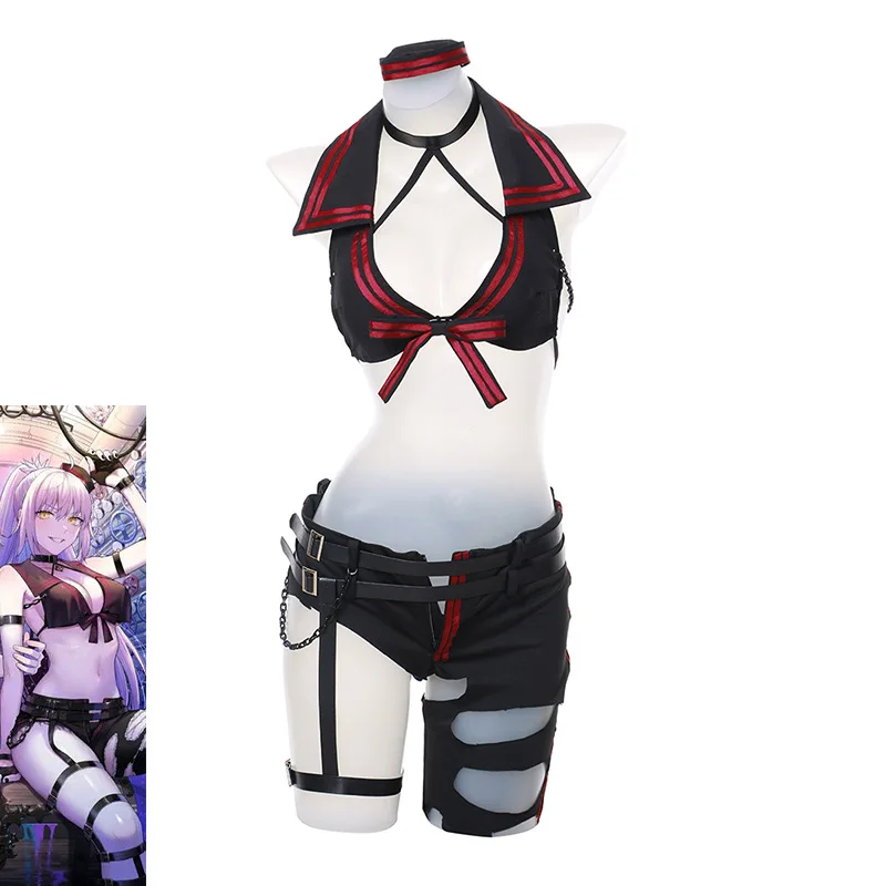 Костюм для косплея COFUN в стиле аниме Fate/Grand Order, Жанна д'арк, сексуальный костюм моряка
Костюм для косплея COFUN в стиле аниме Fate/Grand Order, Жанна д'арк, сексуальный костюм моряка