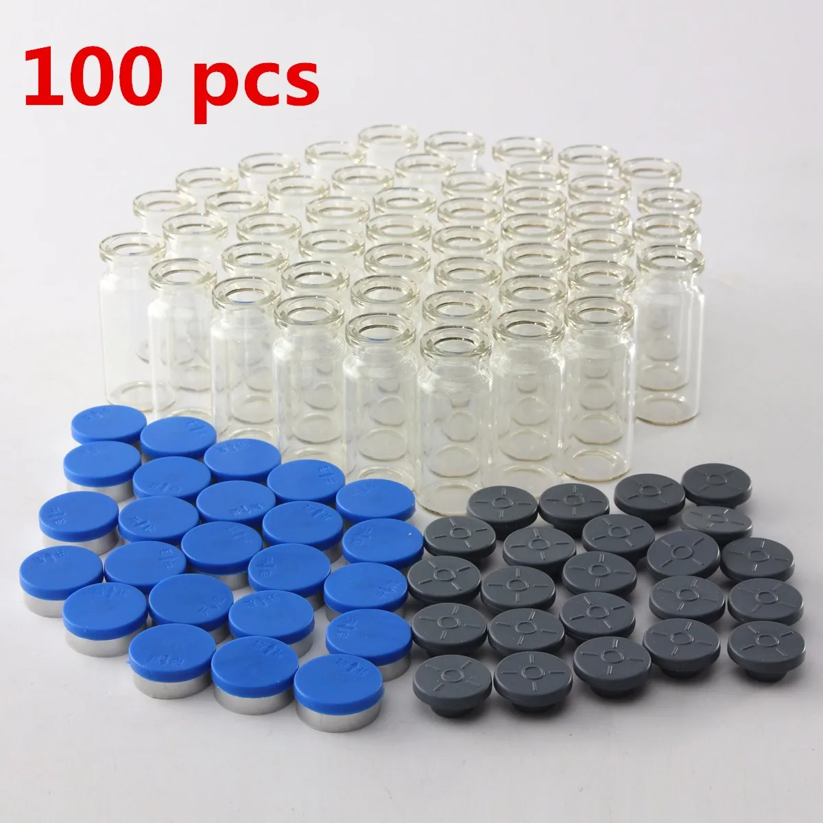 100pcs 10ML Clear Injection Glass Vial/Stopper With Flip Off Caps Small Medicine Bottles Experimental Test Liquid Containers
100pcs 10ML Clear Injection Glass Vial/Stopper With Flip Off Caps Small Medicine Bottles Experimental Test Liquid Containers