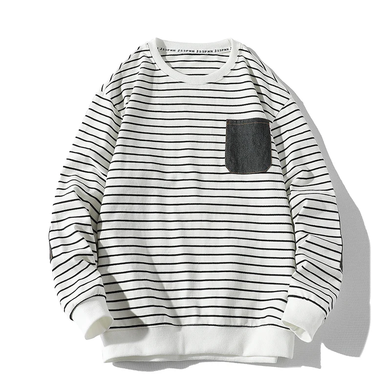 Spring new men's sweaters Korean edition trend INS loose round collar striped jacket popular logo all-match big children spring
Spring new men's sweaters Korean edition trend INS loose round collar striped jacket popular logo all-match big children spring