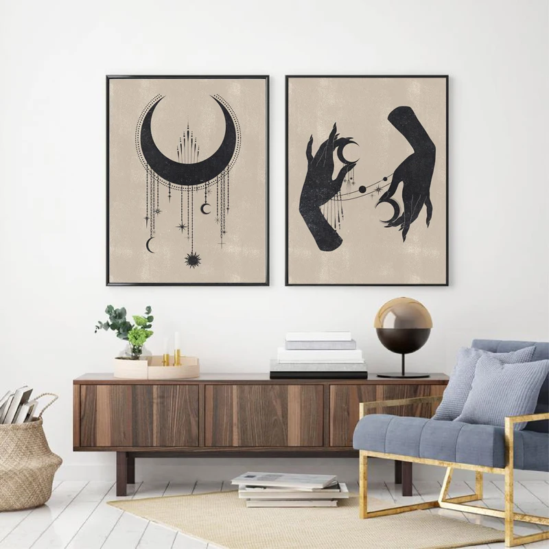 Celestial Canvas Painting Wall Pictures Abstract Minimalist Moon Phases Witchy Art Prints Living Room Gallery Boho Decor
Celestial Canvas Painting Wall Pictures Abstract Minimalist Moon Phases Witchy Art Prints Living Room Gallery Boho Decor