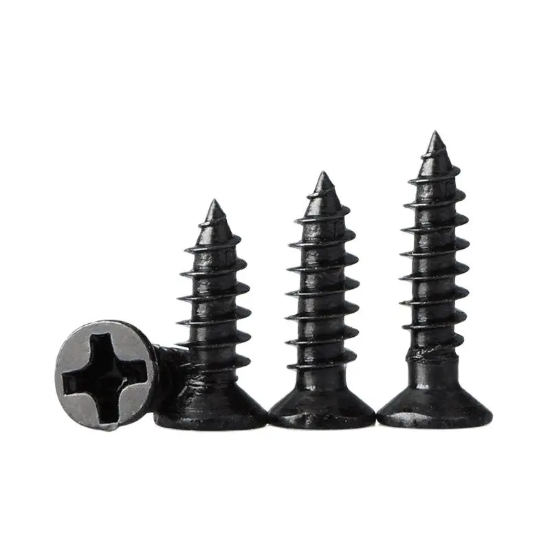 500pcs M1.7 1.7mm Long 3mm-16mm Phillips Round Head Wood Screws Self Tapping Screws Black
500pcs M1.7 1.7mm Long 3mm-16mm Phillips Round Head Wood Screws Self Tapping Screws Black