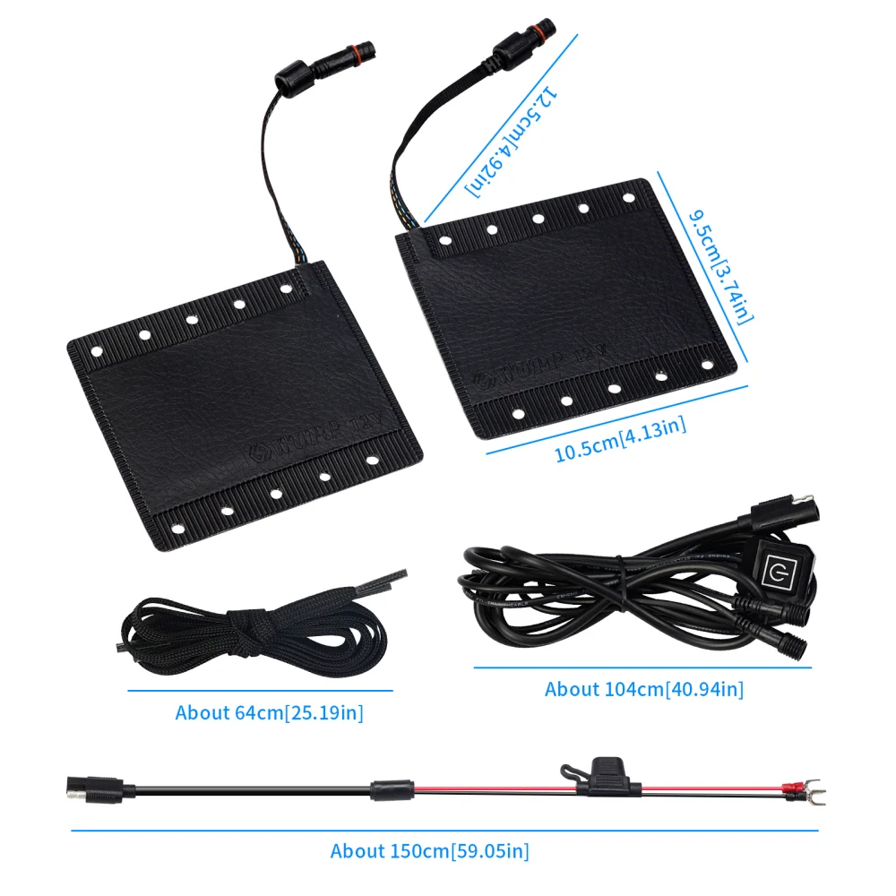 Heated Grips Handlebar Pad Stainless Steel L Bracket 5 Pcs Cable Tie Black Water Proof 12V Speed Thermal Fast Heating Strap Type
Heated Grips Handlebar Pad Stainless Steel L Bracket 5 Pcs Cable Tie Black Water Proof 12V Speed Thermal Fast Heating Strap Type