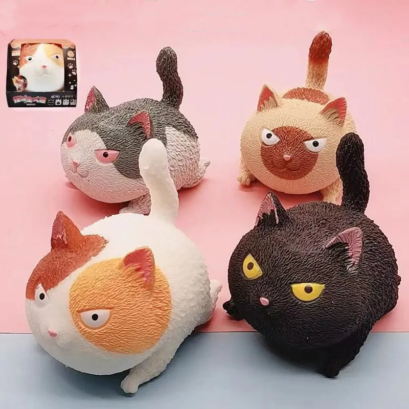 Cute Angry Cat Squeeze Music to Vent Decompression Ball Children 's New Strange Toys
Cute Angry Cat Squeeze Music to Vent Decompression Ball Children 's New Strange Toys
