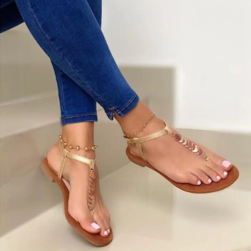 Ladies Roman Sandals Fashion Smooth Buckle Flip Flops Beach Casual Shoes Plus Size Sandals Shoes for Women Peep Toe Sandals
Ladies Roman Sandals Fashion Smooth Buckle Flip Flops Beach Casual Shoes Plus Size Sandals Shoes for Women Peep Toe Sandals