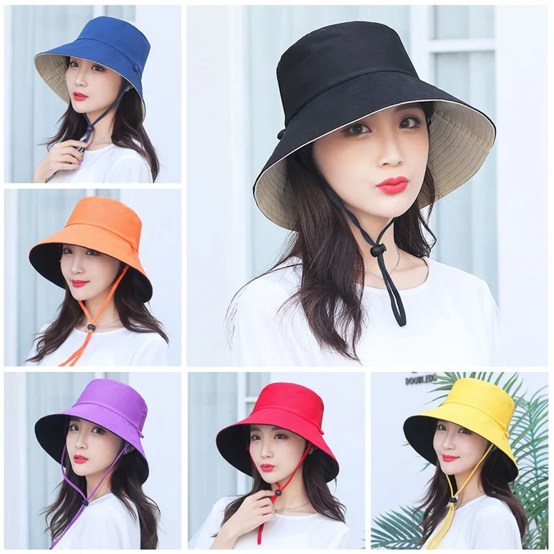 Summer Foldable Bucket Hat Unisex Women Outdoor Sunscreen Cotton Fishing Hunting Cap Men Basin Chapeau Sun Prevent Hats
Summer Foldable Bucket Hat Unisex Women Outdoor Sunscreen Cotton Fishing Hunting Cap Men Basin Chapeau Sun Prevent Hats