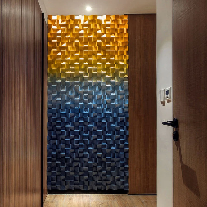 2021 Fashion 3D Acoustic wall panel Eco-friendly 3D Wood Acoustic Diffuser 3D decorative painting Art Wall Decor background
2021 Fashion 3D Acoustic wall panel Eco-friendly 3D Wood Acoustic Diffuser 3D decorative painting Art Wall Decor background
