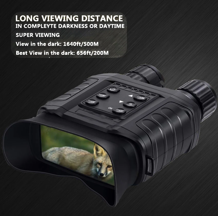 Night Vision Binocular 1080P 500M HD 850nm IR Hunting Scope Photo Video Recording Infrared Night Vision Goggles 
Night Vision Binocular 1080P 500M HD 850nm IR Hunting Scope Photo Video Recording Infrared Night Vision Goggles