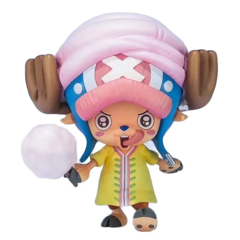 

Kawaii Аниме One Piece Tony Chopper Хлопок Candy Ver. ПВХ экшн-Фигурки Коллекционная модель детские игрушки куклы подарки 10 см