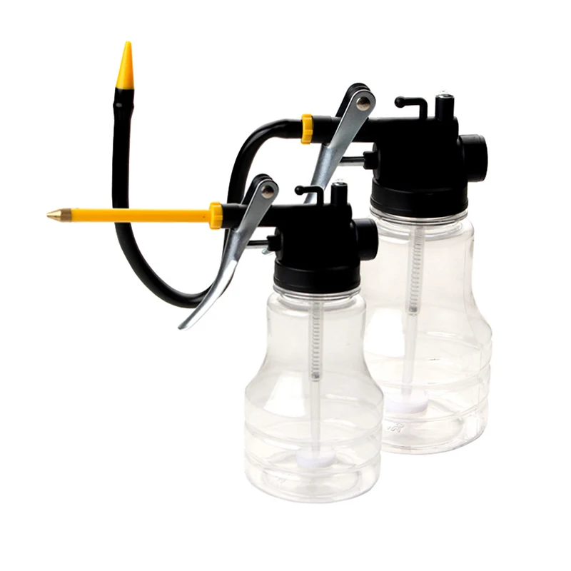 Transparent Lubrication Oil Gun Pot 250ML Oil Filling Equipment With Short Hard/Long Soft Nozzle High Pressure Pump Oiler Can
Transparent Lubrication Oil Gun Pot 250ML Oil Filling Equipment With Short Hard/Long Soft Nozzle High Pressure Pump Oiler Can