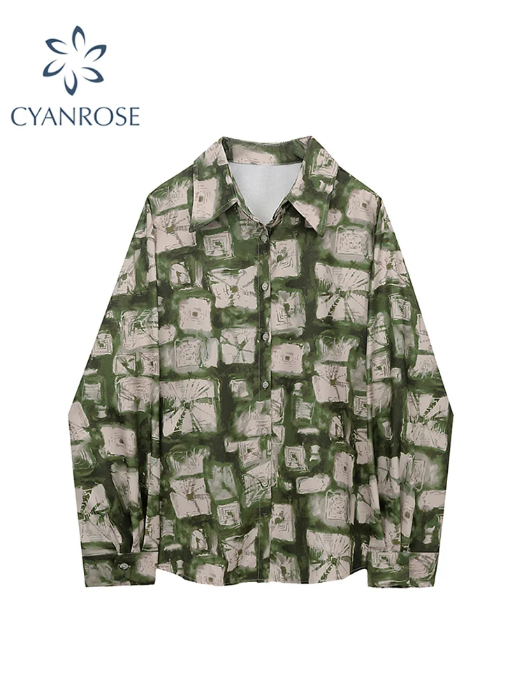 Spring New Women Corduroy Shirt Vintage Print Blouses Loose Casual Y2K BF Style Long Sleeve Turn-down Collar Female Chic Blouse
Spring New Women Corduroy Shirt Vintage Print Blouses Loose Casual Y2K BF Style Long Sleeve Turn-down Collar Female Chic Blouse