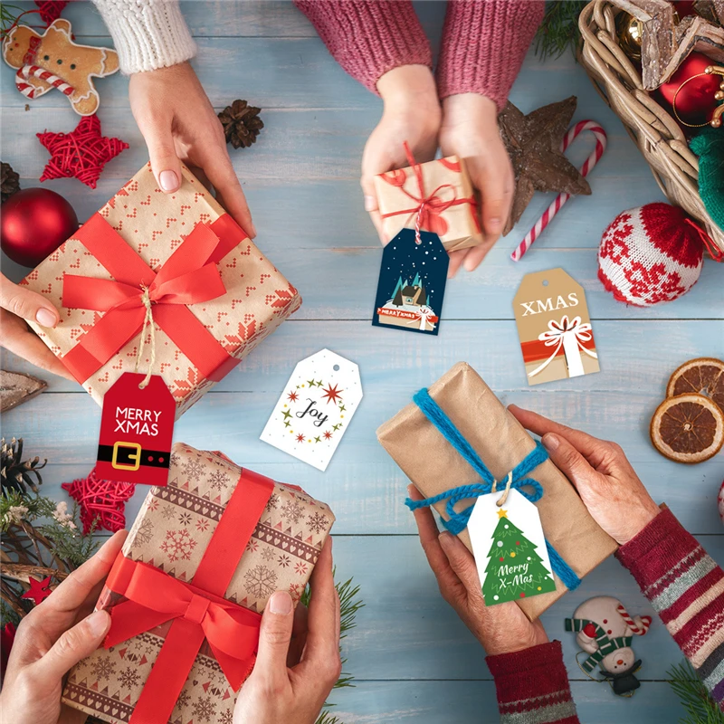 Merry Christmas Tags Stickers Kraft Paper Card for Small Shop Gift DIY Crafts Decoration Card for Small Busines New Year Navidad
Merry Christmas Tags Stickers Kraft Paper Card for Small Shop Gift DIY Crafts Decoration Card for Small Busines New Year Navidad