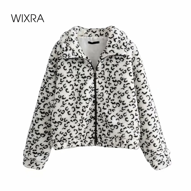 Женские флисовые куртки Wixra из овечьей шерсти, с карманами на молнии, леопардовое пальто в уличном стиле на осень и зиму
Женские флисовые куртки Wixra из овечьей шерсти, с карманами на молнии, леопардовое пальто в уличном стиле на осень и зиму