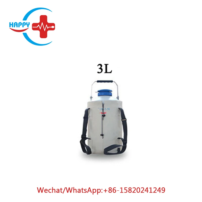 HC-B028B small capacity portable liquid nitrogen container for sperms storage/cells,/plasma/embryos semen/ etc.
HC-B028B small capacity portable liquid nitrogen container for sperms storage/cells,/plasma/embryos semen/ etc.