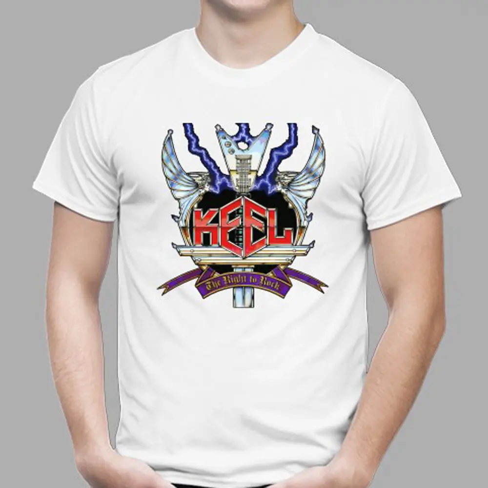 New KEEL THE RIGHT TO ROCK Metal Rock Band Men's White T-Shirt Size S To 3XL Cotton Tee Shirt Big Tall
New KEEL THE RIGHT TO ROCK Metal Rock Band Men's White T-Shirt Size S To 3XL Cotton Tee Shirt Big Tall