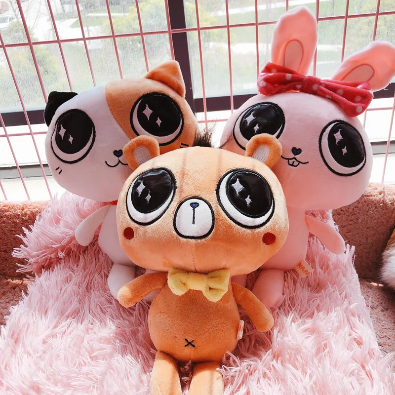 30cm Cute Big Eyes Rabbit Bear Cat Animal Baby Sleeping Lovely Doll Kid Toy
30cm Cute Big Eyes Rabbit Bear Cat Animal Baby Sleeping Lovely Doll Kid Toy