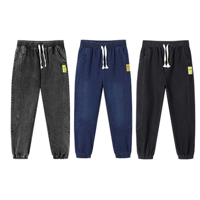 2022 New Kids Jeans Drawstring Elastic Waist Thickening Fluff Lined Girls Jeans Boys Pants Autumn Winter Warm Children Jeans
2022 New Kids Jeans Drawstring Elastic Waist Thickening Fluff Lined Girls Jeans Boys Pants Autumn Winter Warm Children Jeans