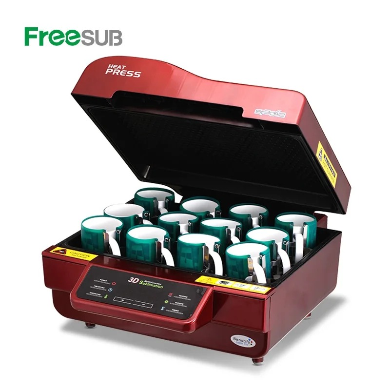 

Freesub sell hot 3D sublimation vacuum heat press machine mug phone case printing machine ST-3042