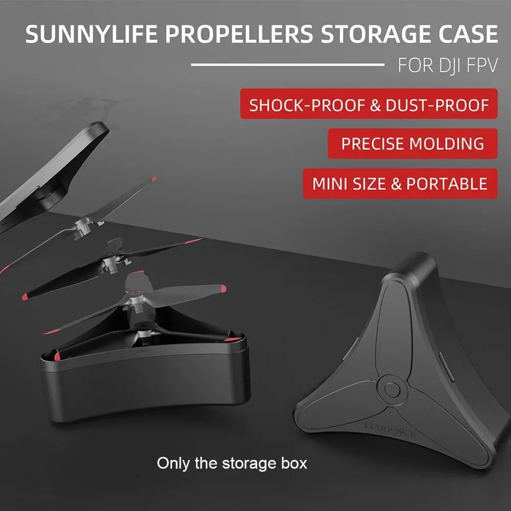 

Коробка для хранения пропеллеров для DJI FPV 5328S Sunnylife, защитный органайзер, аксессуары, чехол, сумка для дрона, защитная коробка для пропеллеро...