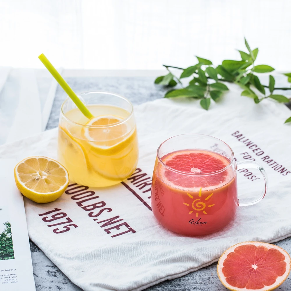 450ml Transparent Glass Mug Heat Resistant Tea Beer Milk Lemon Juice Cup Drinkware Lover Coffee Cup Coffee Mug Wine Glasses
450ml Transparent Glass Mug Heat Resistant Tea Beer Milk Lemon Juice Cup Drinkware Lover Coffee Cup Coffee Mug Wine Glasses