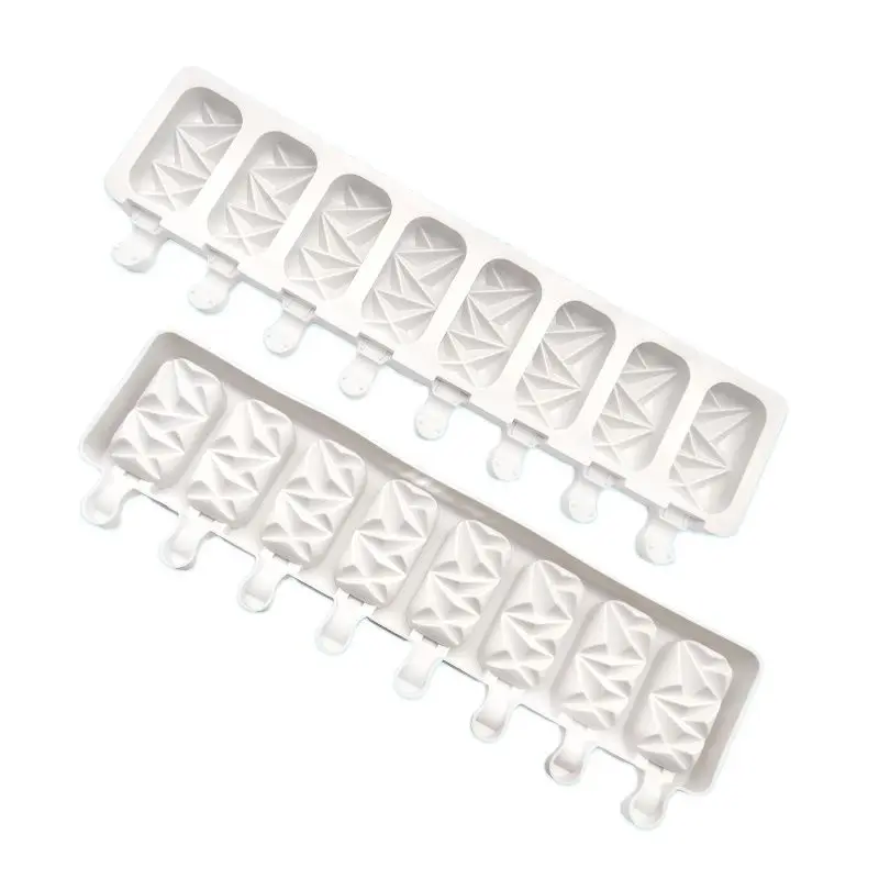 8 Cell Small Diamond Ellipse Shape Silicone Ice Cream Mold DIY Homemade Popsicle Moulds Fruit Juice Reusable Ice Pop BakingTools
8 Cell Small Diamond Ellipse Shape Silicone Ice Cream Mold DIY Homemade Popsicle Moulds Fruit Juice Reusable Ice Pop BakingTools