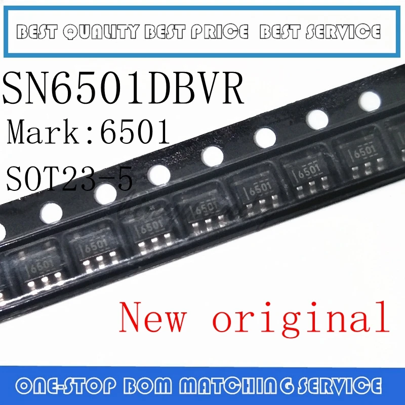 10PCS~50PCS/lot SN6501DBVR SN6501DBV SN6501 6501 SOT23-5 IC chip New original
10PCS~50PCS/lot SN6501DBVR SN6501DBV SN6501 6501 SOT23-5 IC chip New original