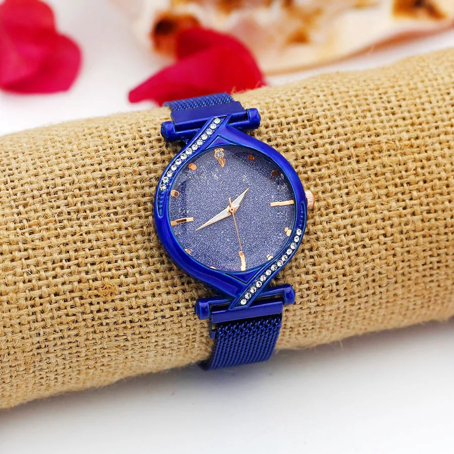 Female Jewelry Magnetic Mesh Belt Watches Oval Quartz Bracelet Watch Ladies Starry Sky Clock Luxury Women Dress Wristwatches
Female Jewelry Magnetic Mesh Belt Watches Oval Quartz Bracelet Watch Ladies Starry Sky Clock Luxury Women Dress Wristwatches