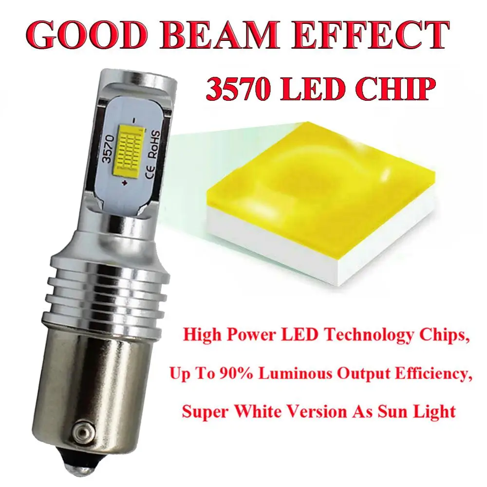 2X BA15S 1156 P21W 72W High Power Car LED Rear Reversing Tail Bulb signal light backup lamp sourcing white 12V 24V Canbus
2X BA15S 1156 P21W 72W High Power Car LED Rear Reversing Tail Bulb signal light backup lamp sourcing white 12V 24V Canbus