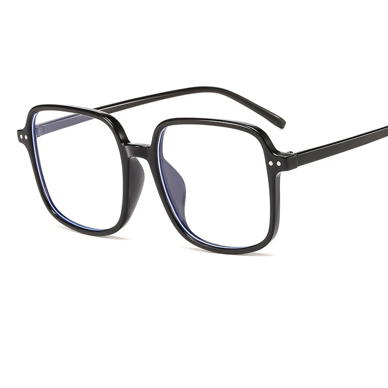 Fashion oversized box glasses frame Blu-ray glasses frame meter nail flat mirror versatile frame glasses.
Fashion oversized box glasses frame Blu-ray glasses frame meter nail flat mirror versatile frame glasses.