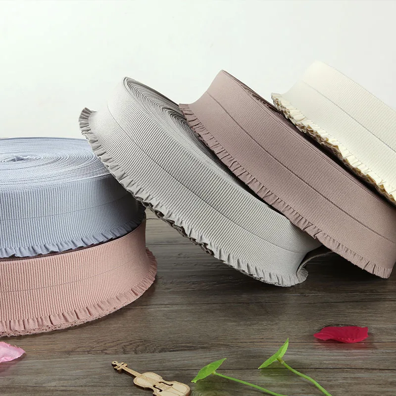 6CM High Elastic Lace Webbing Fold Belt Corrugated Ribbon Auricularia Loose Belt Stretch DIY Shoulder Waist Elastic Ribbon
6CM High Elastic Lace Webbing Fold Belt Corrugated Ribbon Auricularia Loose Belt Stretch DIY Shoulder Waist Elastic Ribbon