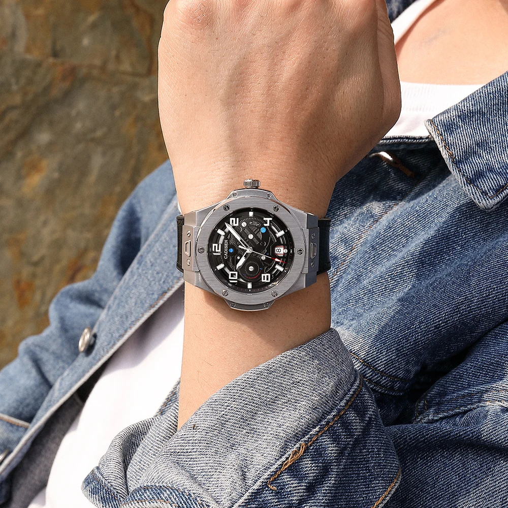 CADISEN big Bang Mechanical Wristwatch for men brand Luxury Automatic Watch Men NH35 100M Waterproof clock man Reloj Hombre 2021
CADISEN big Bang Mechanical Wristwatch for men brand Luxury Automatic Watch Men NH35 100M Waterproof clock man Reloj Hombre 2021