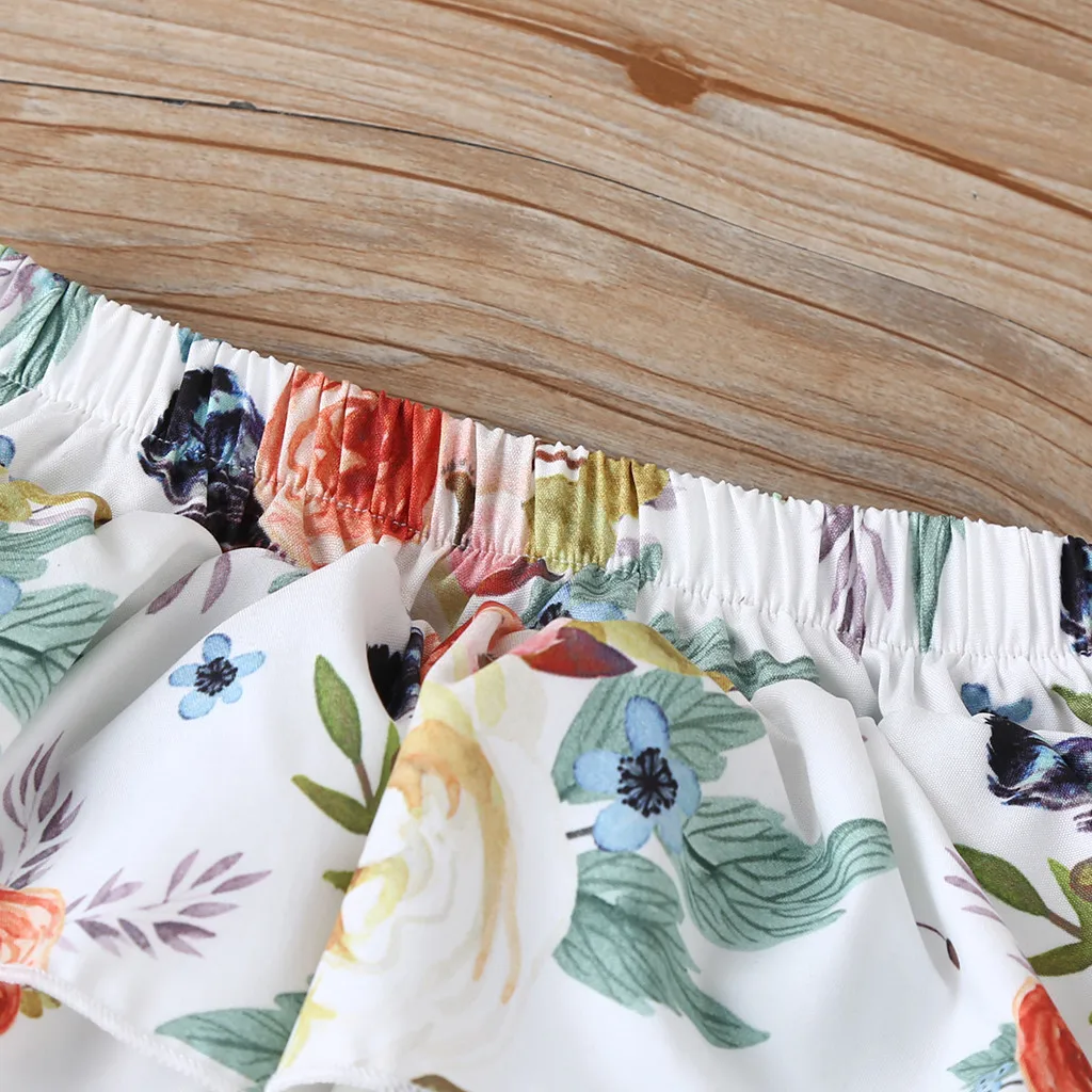 Infant Baby Girls Ruffles Solid Suspender Vest Tops+Floral Shorts Outfits Set Newborn Girl Clothes Skirt Set Summer Clothing
Infant Baby Girls Ruffles Solid Suspender Vest Tops+Floral Shorts Outfits Set Newborn Girl Clothes Skirt Set Summer Clothing