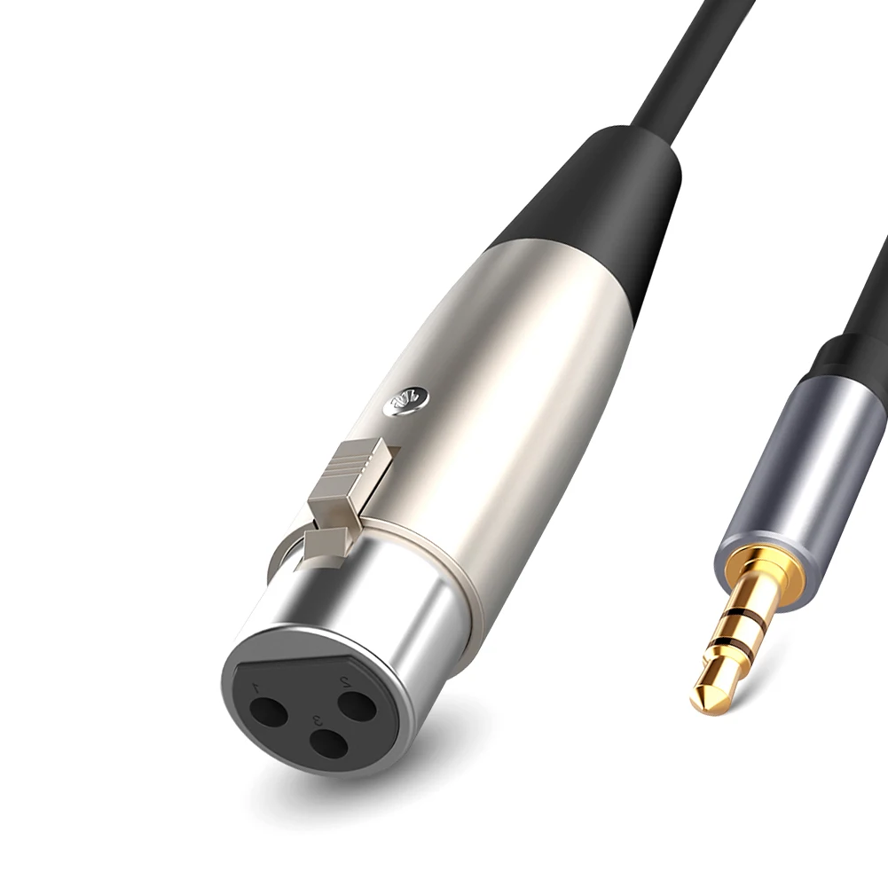 Профессиональный аудиокабель с разъемом 3 5 мм и Xlr 1 м|USB-хабы| |