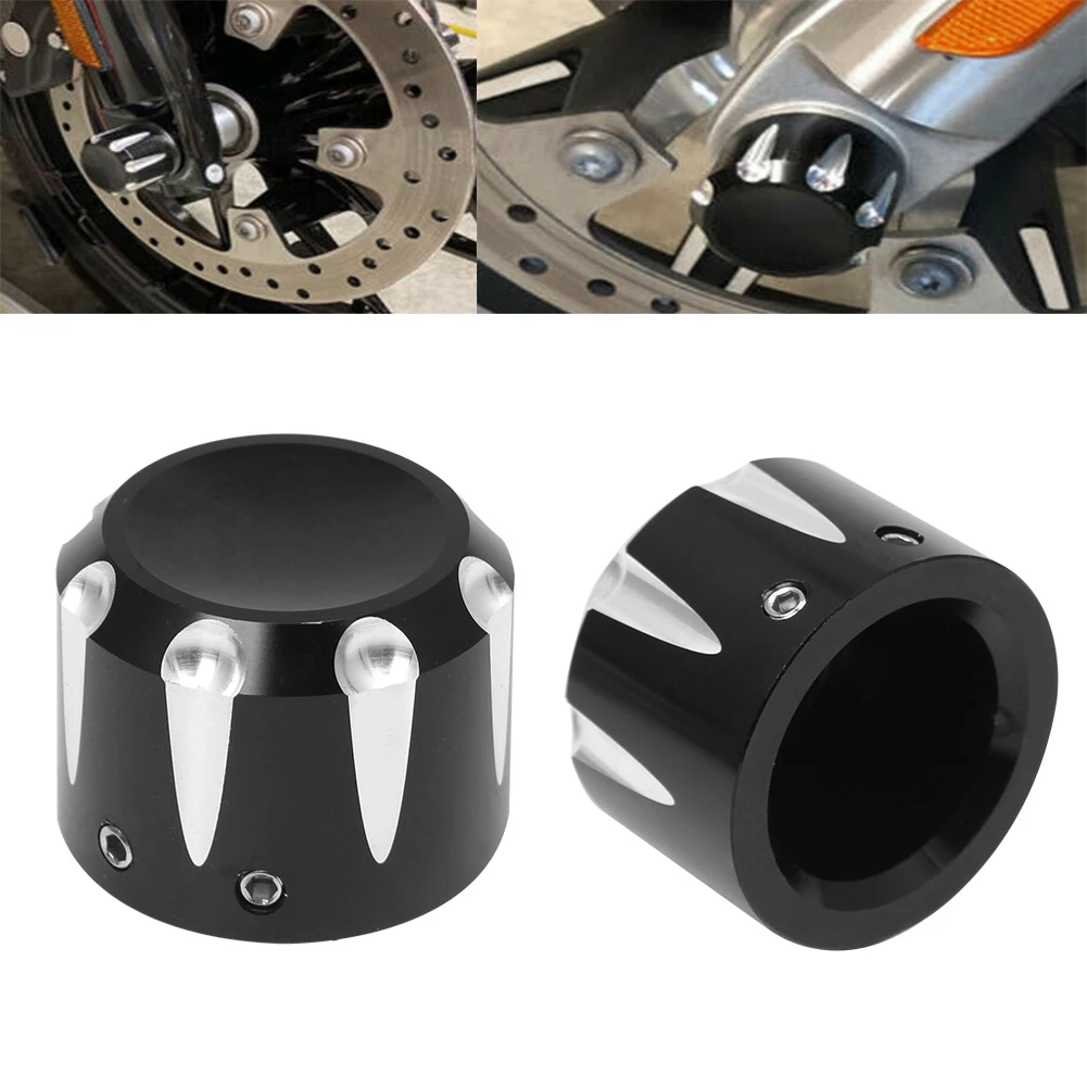 Motorcycle 1 Pair Black Front Axle Nut Covers Caps For Harley Sportster XL 883 1200 Touring Softail Dyna VRSC Fat Bob Wide Glide
Motorcycle 1 Pair Black Front Axle Nut Covers Caps For Harley Sportster XL 883 1200 Touring Softail Dyna VRSC Fat Bob Wide Glide