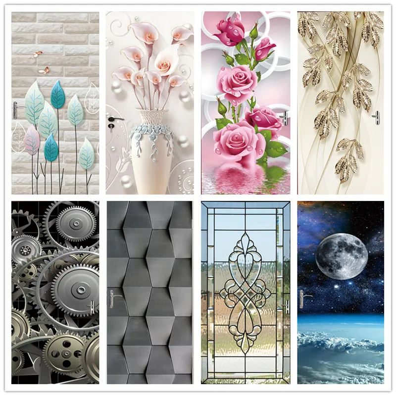 3D View Sticker On the Door Home Decor Renovation Art Door Poster Peel And Stick Wall Papers For Living Room Bathroom Waterproof 
3D View Sticker On the Door Home Decor Renovation Art Door Poster Peel And Stick Wall Papers For Living Room Bathroom Waterproof