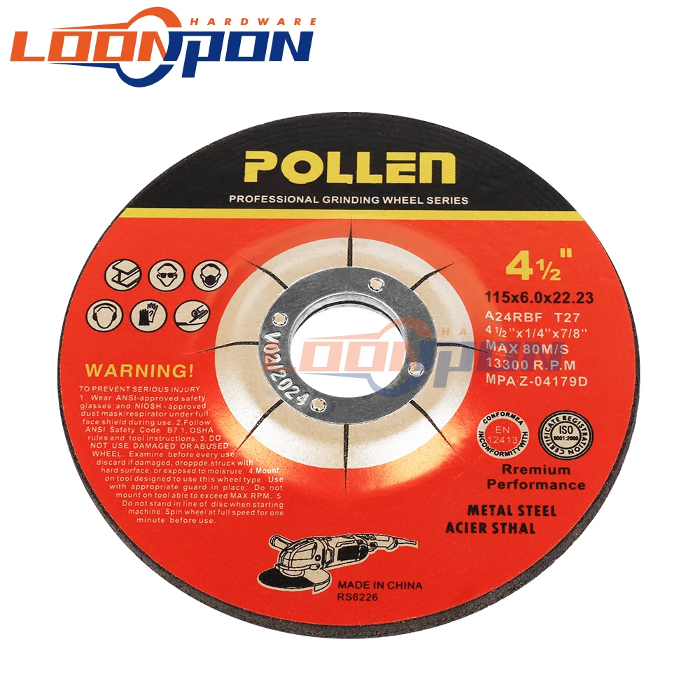 

4.5Inch 115mm Metal & Stainless Cutting Discs Cut Off Wheels Flap Sanding Grinding Discs Angle Grinder Wheel 1-10pc