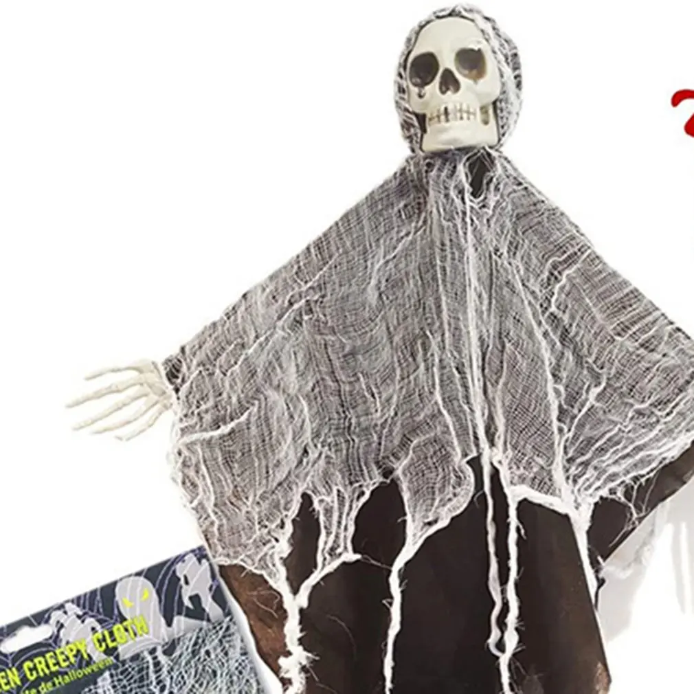 OCDAY Haunted House Hanging Ghost Halloween Decoration Horror Props Creepy Skeleton Grim Reaper Home Door Bar Decor | Игрушки и хобби