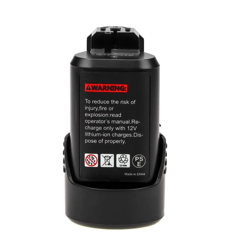2020 NEW 10.8V 12V Li-ion Rechargeable Battery pack replace for BOSCH cordless Electric drill screwdriver BAT411 BAT412 BAT412
2020 NEW 10.8V 12V Li-ion Rechargeable Battery pack replace for BOSCH cordless Electric drill screwdriver BAT411 BAT412 BAT412