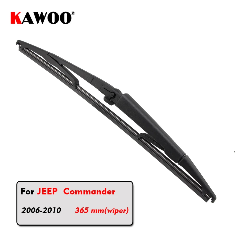 Автомобильные щетки KAWOO, задние щетки стеклоочистителя для JEEP Commander Hatchback (2006-2010), 365 мм
Автомобильные щетки KAWOO, задние щетки стеклоочистителя для JEEP Commander Hatchback (2006-2010), 365 мм